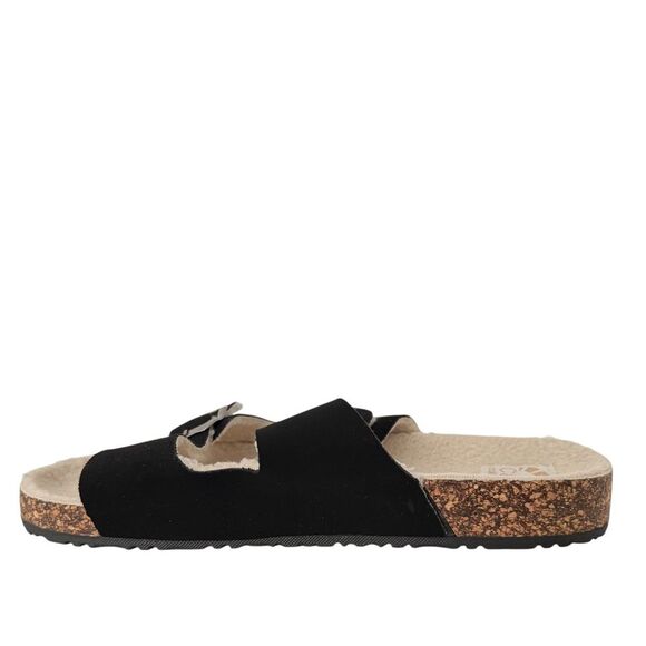 C&C California Women's Black Zoe Sherpa Adjustable Strap Sandals size 10 - Picture 3 of 7